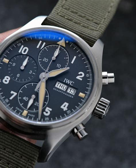 iwc pilot 40|iwc pilot spitfire chronograph 41mm.